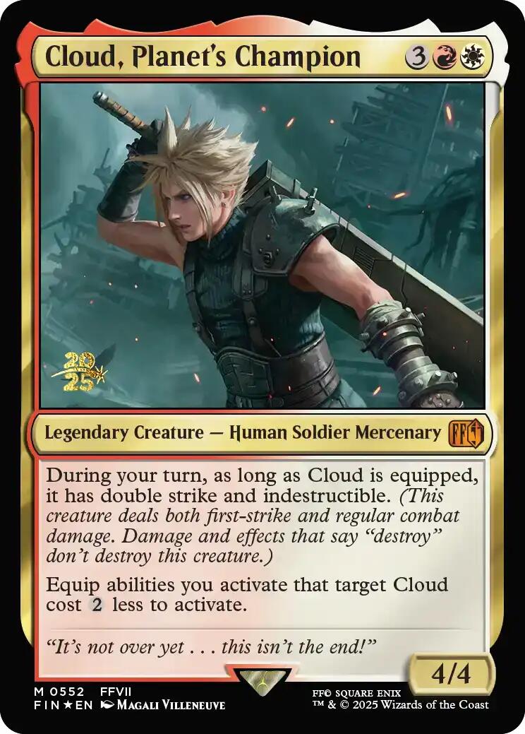 Cloud, Planet's Champion [FINAL FANTASY Prerelease Promo] | Good Games North