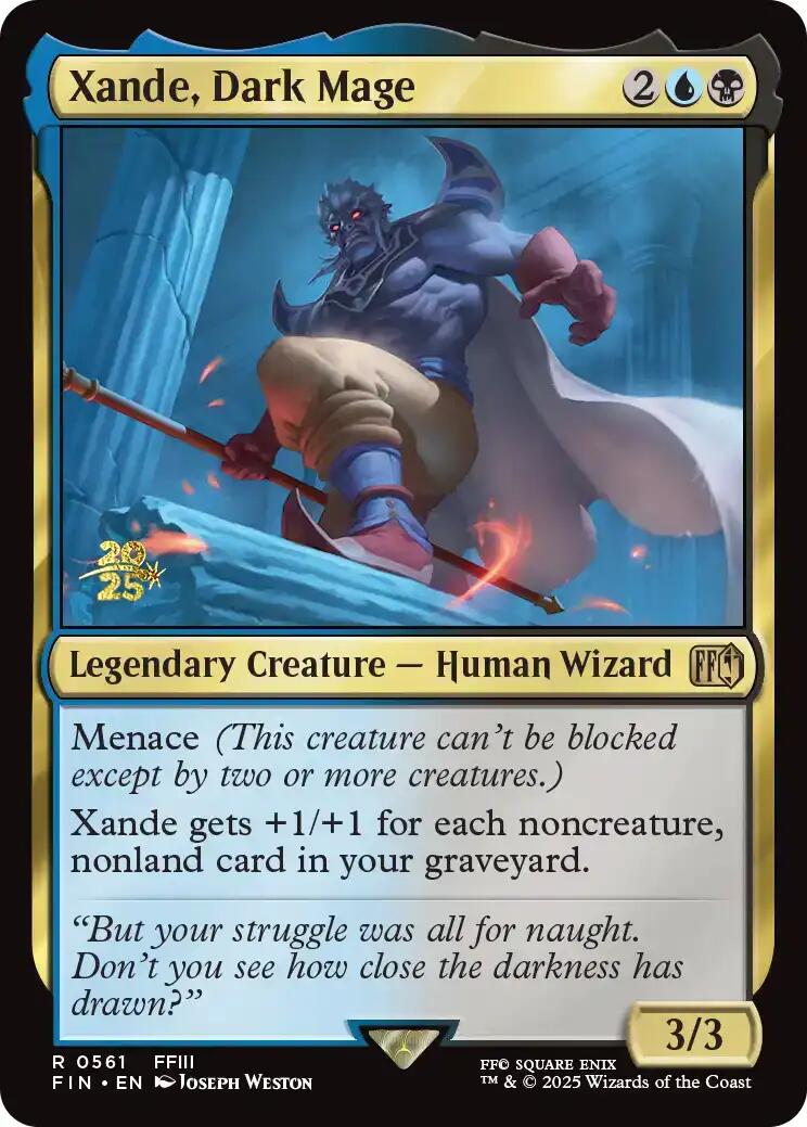 Xande, Dark Mage [FINAL FANTASY Prerelease Promo] | Good Games North