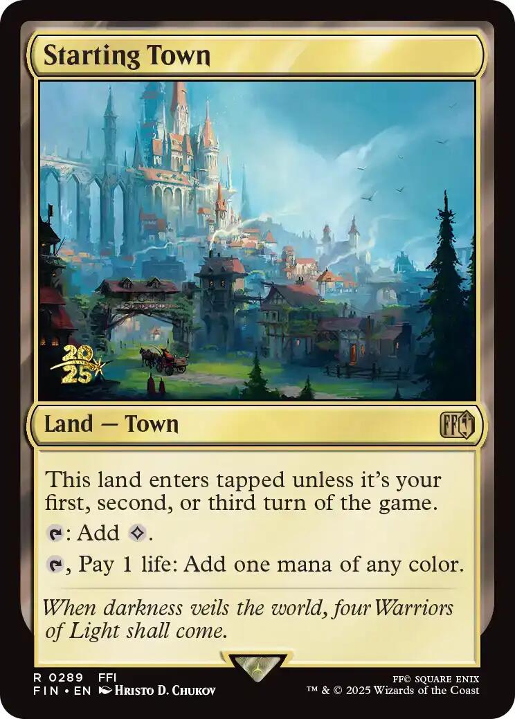 Starting Town [FINAL FANTASY Prerelease Promo] | Good Games North