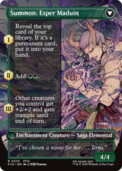 Esper Origins // Summon: Esper Maduin (Borderless) [FINAL FANTASY] | Good Games North