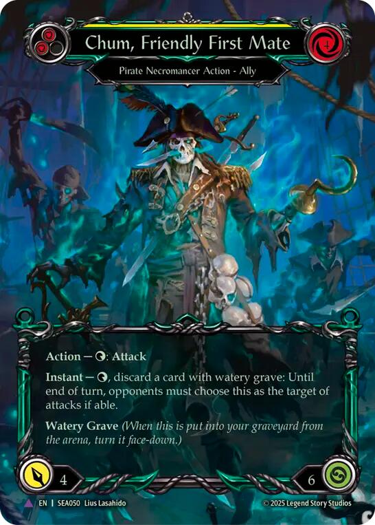 Chum, Friendly First Mate (Marvel Cold Foil) [SEA050] (High Seas)  Cold Foil | Good Games North