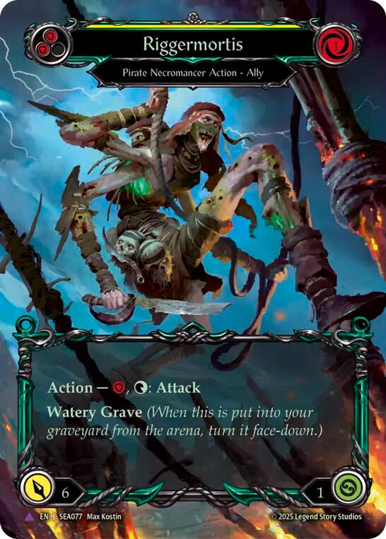 Riggermortis (Marvel Cold Foil) [SEA077] (High Seas)  Cold Foil | Good Games North