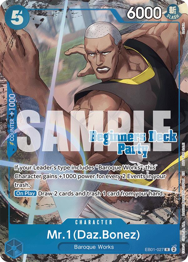 Mr. 1 (Daz.Bonez) (ST-23 - ST-28 Beginners Deck Party) [Winner] [One Piece Promotion Cards] | Good Games North