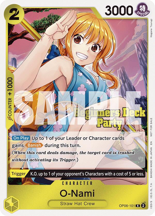 O-Nami (ST-23 - ST-28 Beginners Deck Party) [Participation] [One Piece Promotion Cards] | Good Games North