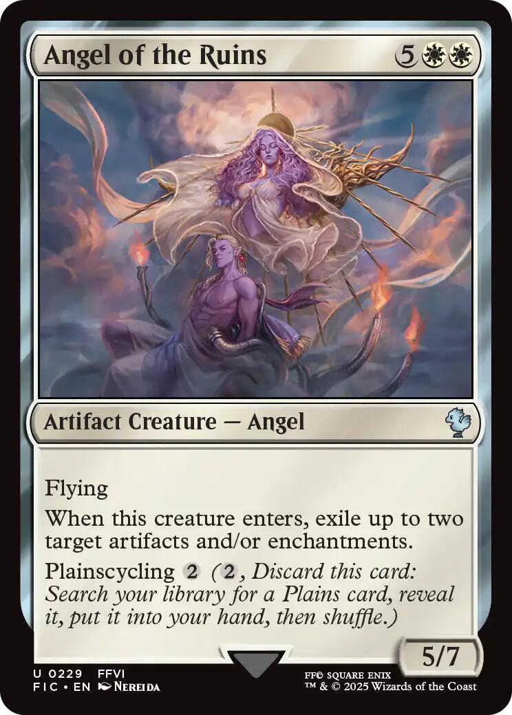 Angel of the Ruins (Surge Foil) [FINAL FANTASY Commander] | Good Games North