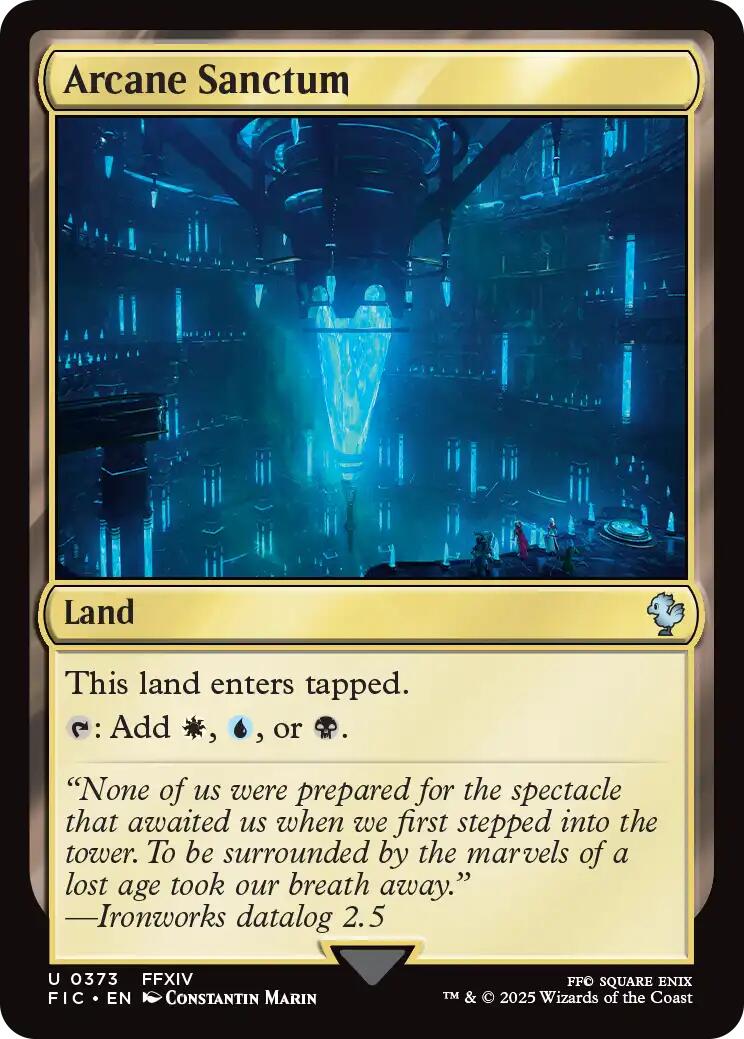 Arcane Sanctum (Surge Foil) [FINAL FANTASY Commander] | Good Games North
