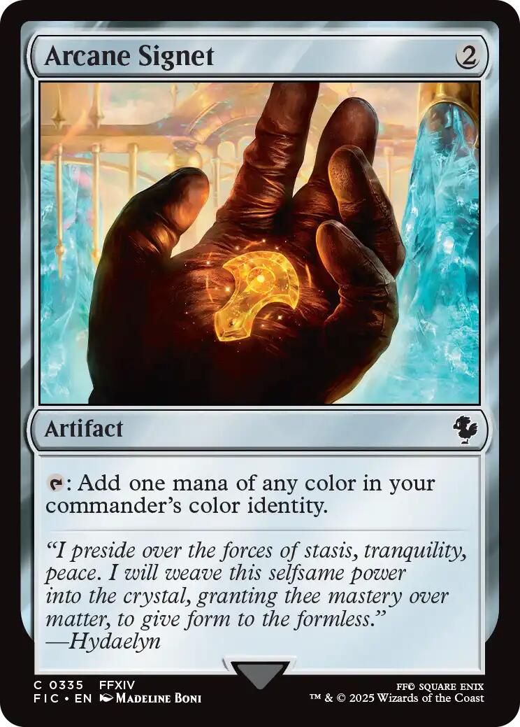 Arcane Signet (0335) (Surge Foil) [FINAL FANTASY Commander] | Good Games North