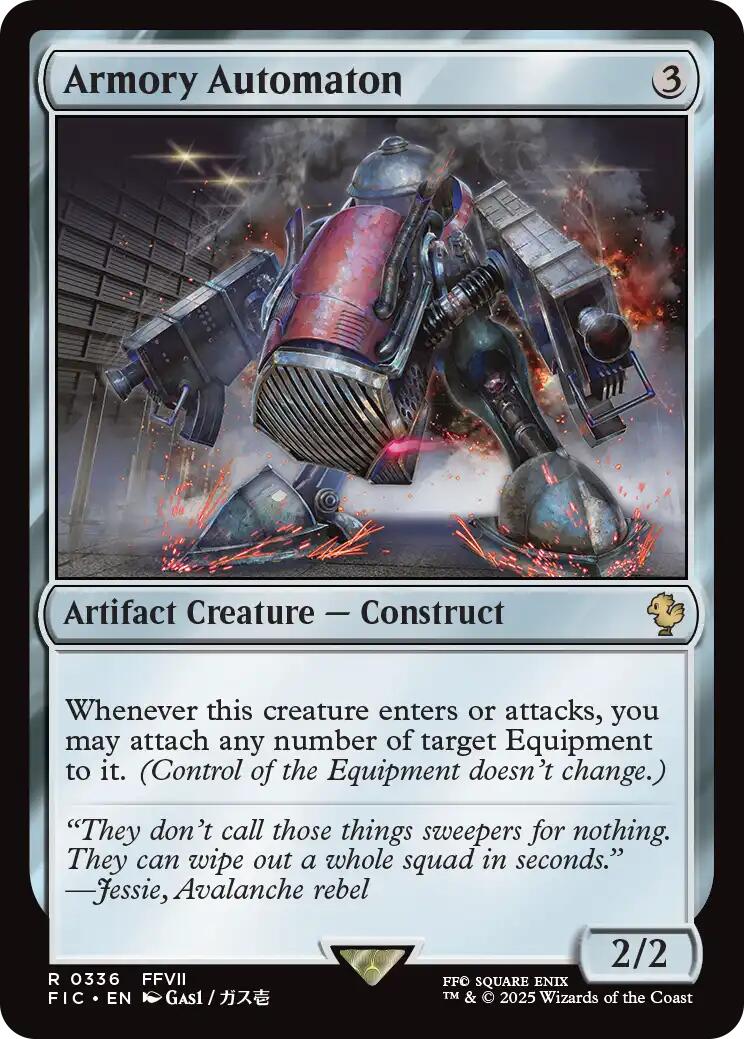 Armory Automaton (Surge Foil) [FINAL FANTASY Commander] | Good Games North