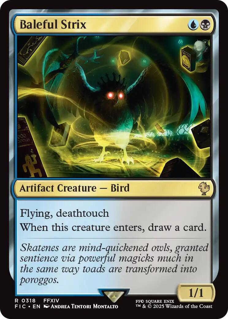 Baleful Strix (Surge Foil) [FINAL FANTASY Commander] | Good Games North