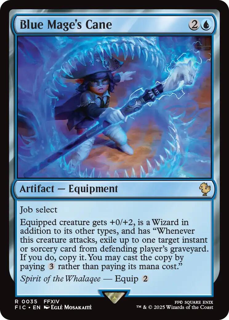Blue Mage's Cane (Surge Foil) [FINAL FANTASY Commander] | Good Games North