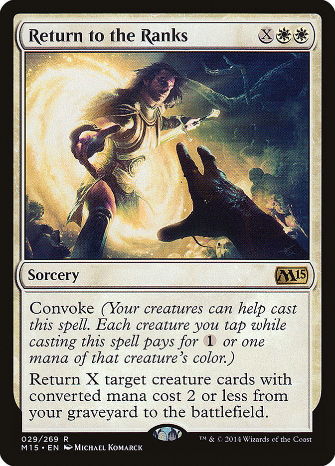 Return to the Ranks (Magic 2015 (M15))  | Good Games North