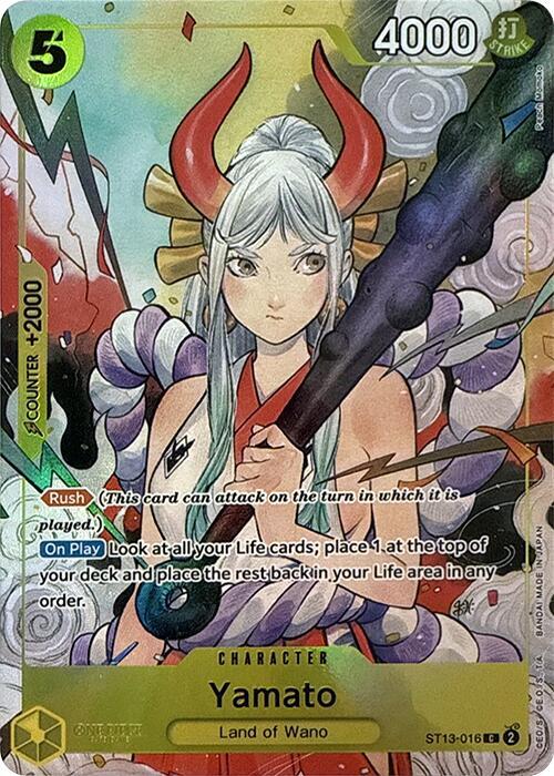 Yamato (Illustration Box Vol.2) ST13-016 (One Piece Promotion Cards)  - Foil | Good Games North