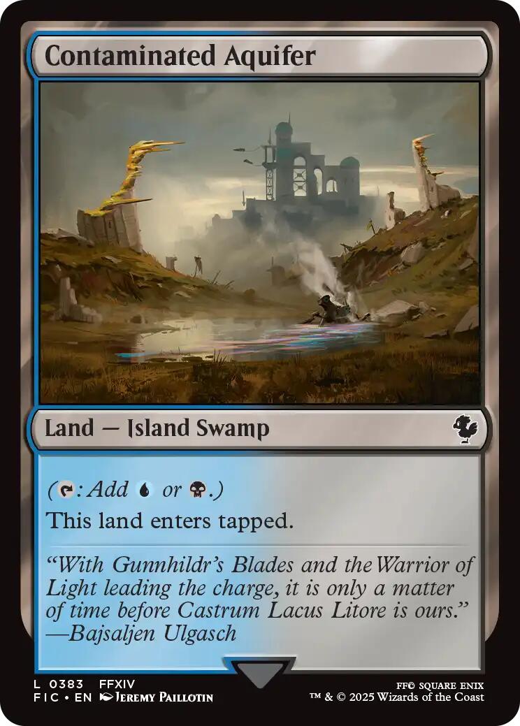 Contaminated Aquifer (Surge Foil) [FINAL FANTASY Commander] | Good Games North