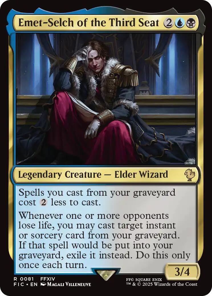 Emet-Selch of the Third Seat (Surge Foil) [FINAL FANTASY Commander] | Good Games North