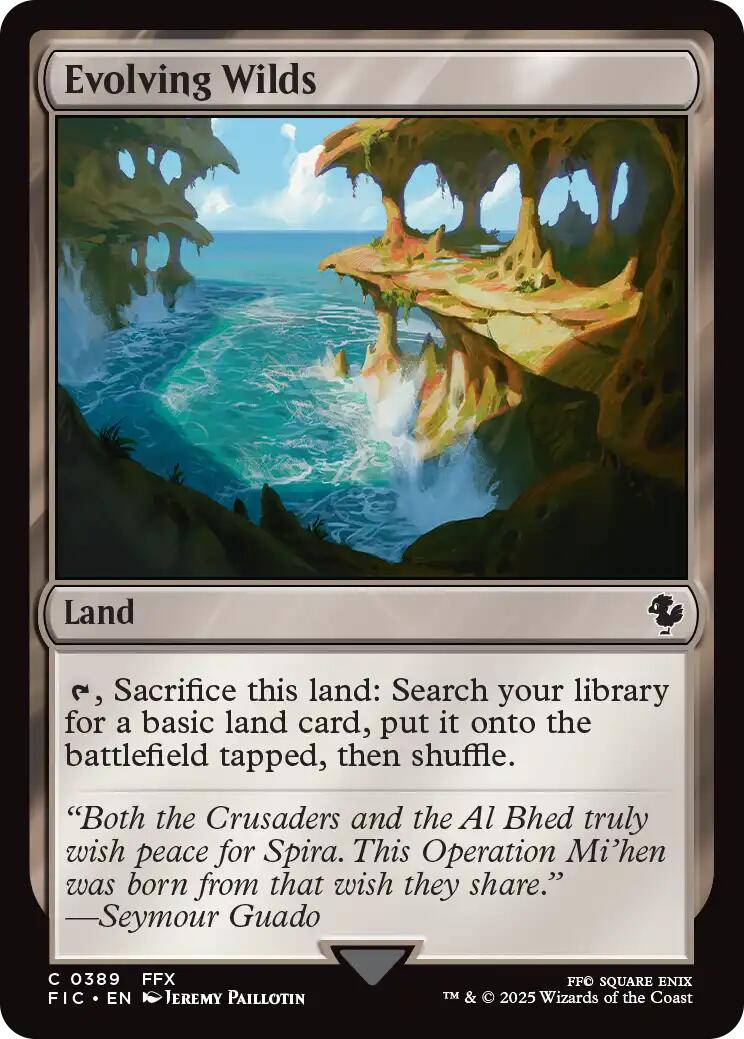 Evolving Wilds (Surge Foil) [FINAL FANTASY Commander] | Good Games North