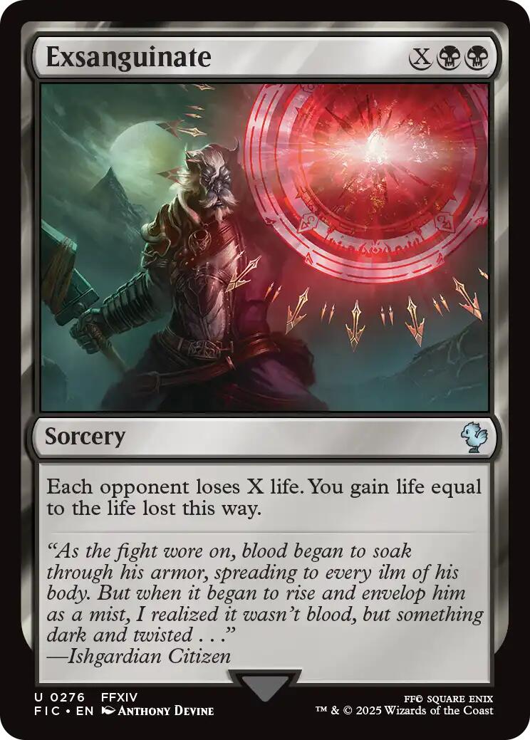 Exsanguinate (Surge Foil) [FINAL FANTASY Commander] | Good Games North