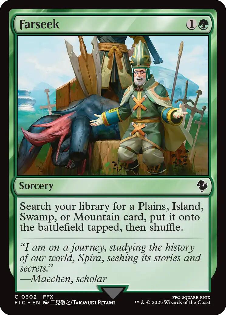 Farseek (Surge Foil) [FINAL FANTASY Commander] | Good Games North