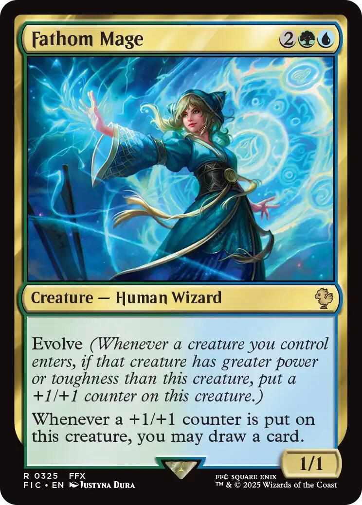 Fathom Mage (Surge Foil) [FINAL FANTASY Commander] | Good Games North