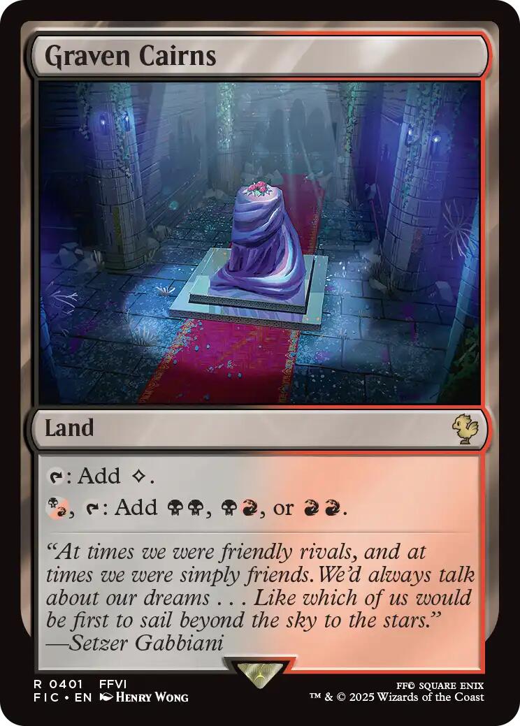 Graven Cairns (Surge Foil) [FINAL FANTASY Commander] | Good Games North