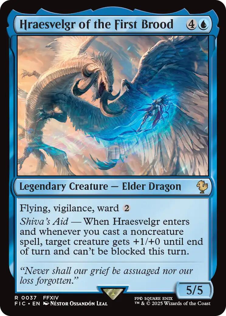 Hraesvelgr of the First Brood (Surge Foil) [FINAL FANTASY Commander] | Good Games North