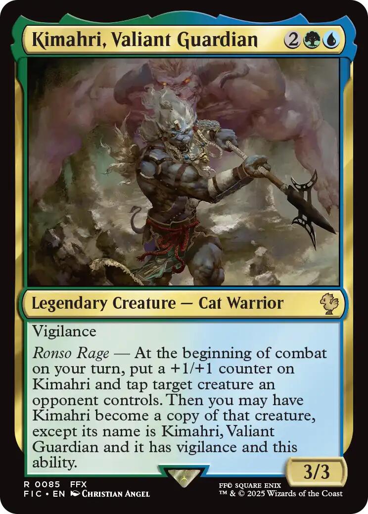 Kimahri, Valiant Guardian (Surge Foil) [FINAL FANTASY Commander] | Good Games North