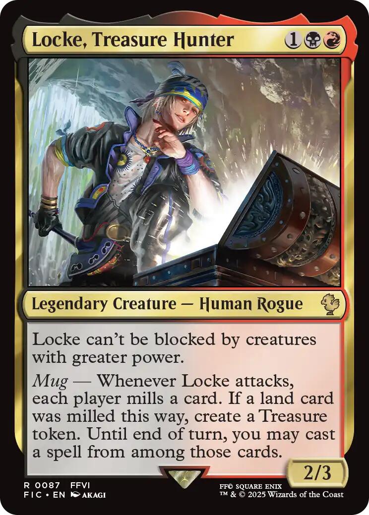 Locke, Treasure Hunter (Surge Foil) [FINAL FANTASY Commander] | Good Games North