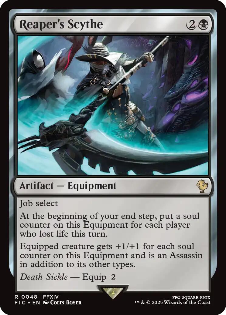 Reaper's Scythe (Surge Foil) [FINAL FANTASY Commander] | Good Games North