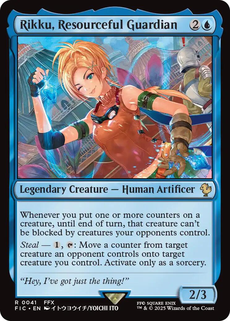 Rikku, Resourceful Guardian (Surge Foil) [FINAL FANTASY Commander] | Good Games North