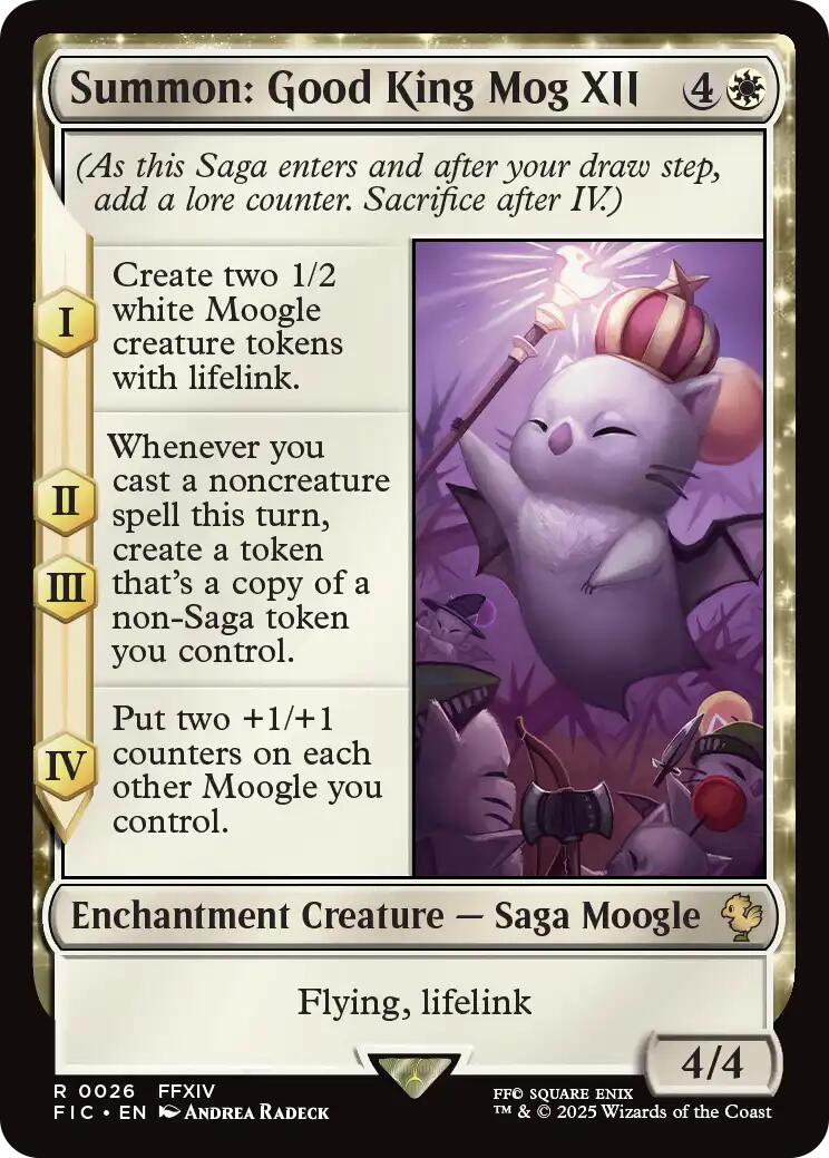 Summon: Good King Mog XII (Surge Foil) [FINAL FANTASY Commander] | Good Games North