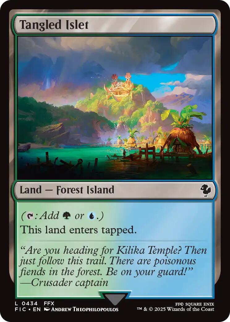 Tangled Islet (Surge Foil) [FINAL FANTASY Commander] | Good Games North