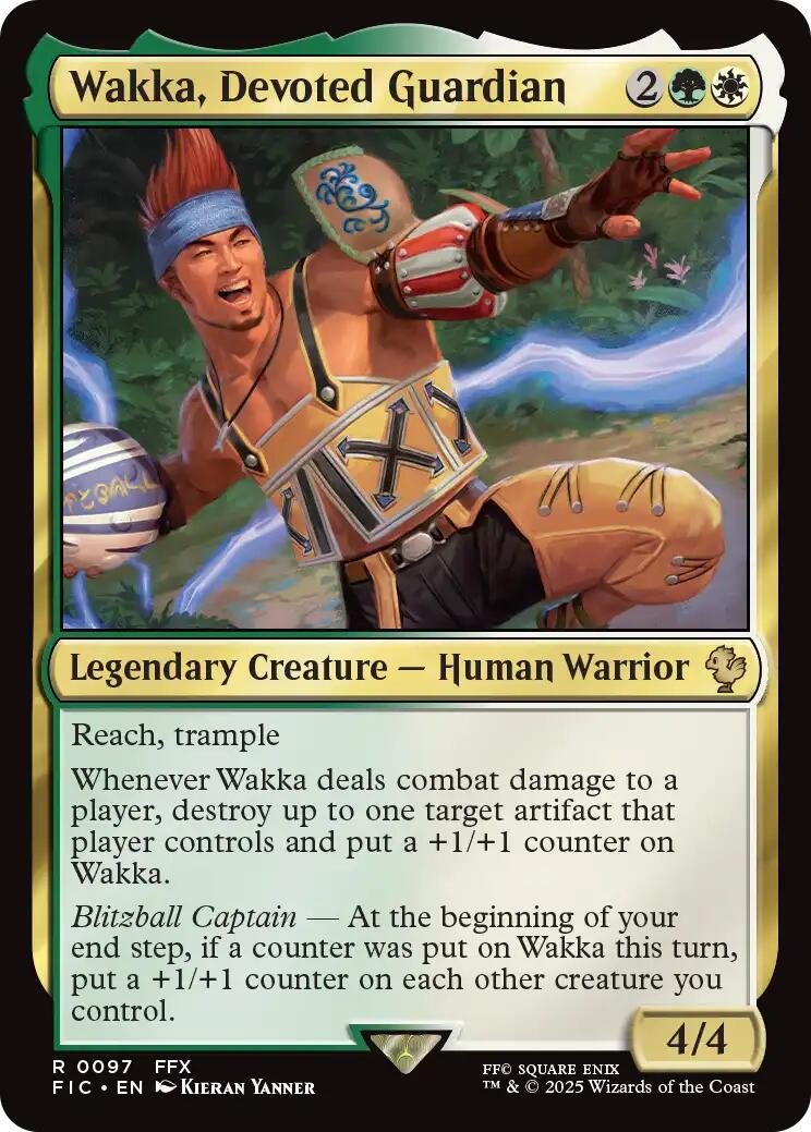 Wakka, Devoted Guardian (Surge Foil) [FINAL FANTASY Commander] | Good Games North