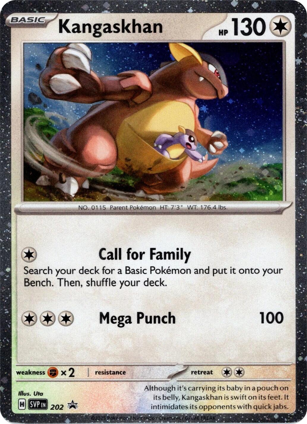 Kangaskhan (202) (Cosmos Holo) [Scarlet & Violet: Black Star Promos] | Good Games North