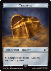 Clue // Treasure Double-Sided Token [FINAL FANTASY Commander Tokens] | Good Games North
