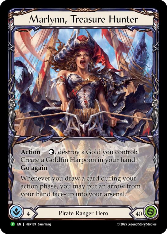 Marlynn, Treasure Hunter [HER139] (Promo)  Rainbow Foil | Good Games North