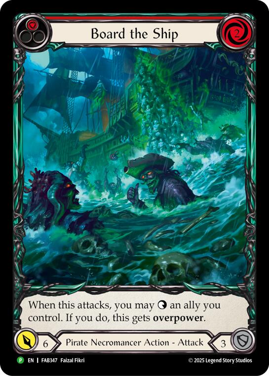 Board the Ship [FAB347] (Promo)  Rainbow Foil | Good Games North
