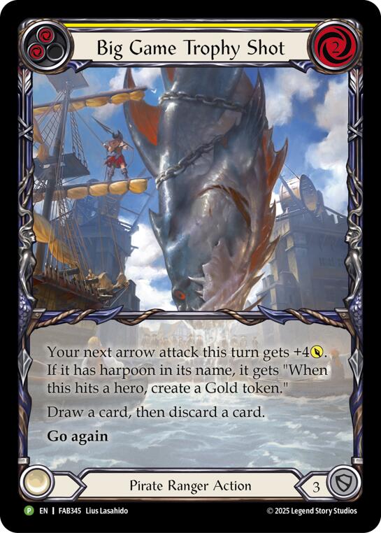 Big Game Trophy Shot [FAB345] (Promo)  Rainbow Foil | Good Games North