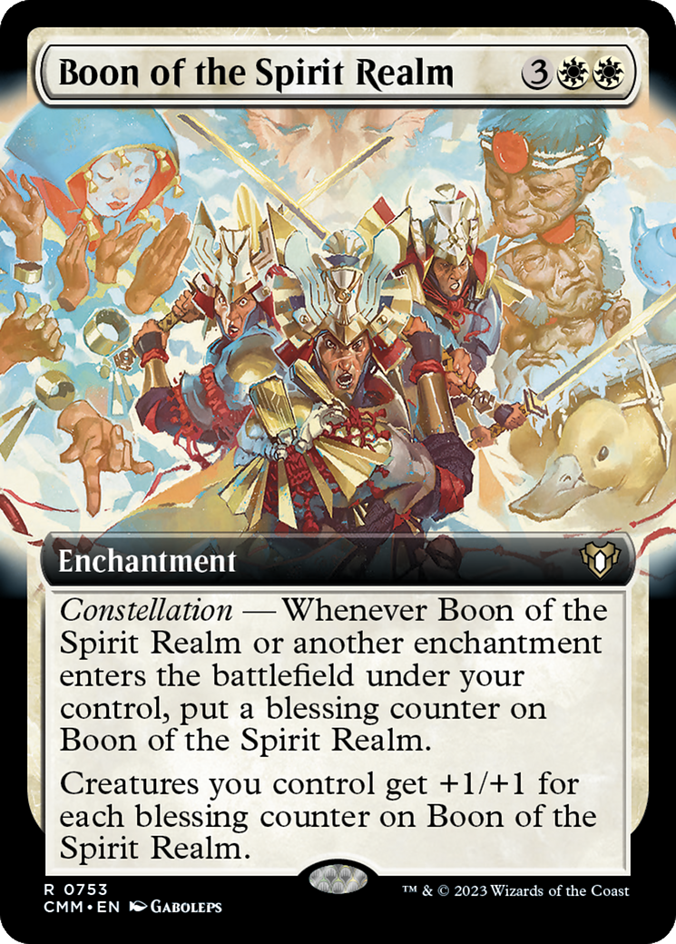Boon of the Spirit Realm (Extended Art) [Commander Masters] | Good Games North