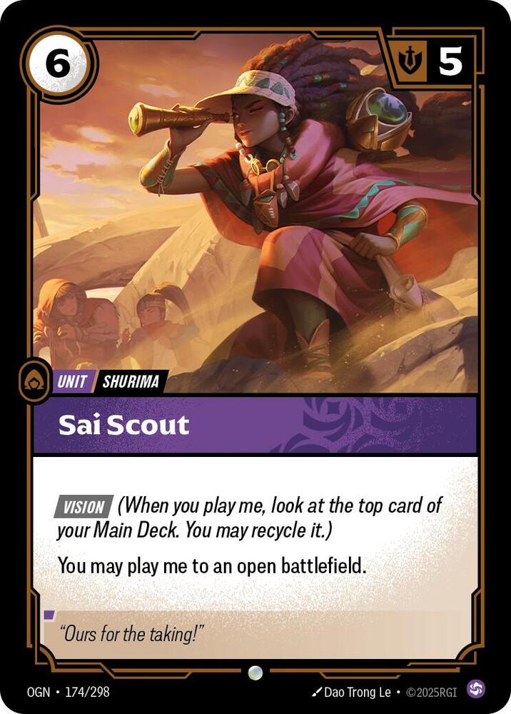Sai Scout (Origins)  - Foil | Good Games North