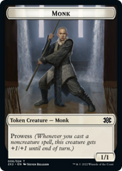 Spider // Monk Double-Sided Token [Double Masters 2022 Tokens] | Good Games North