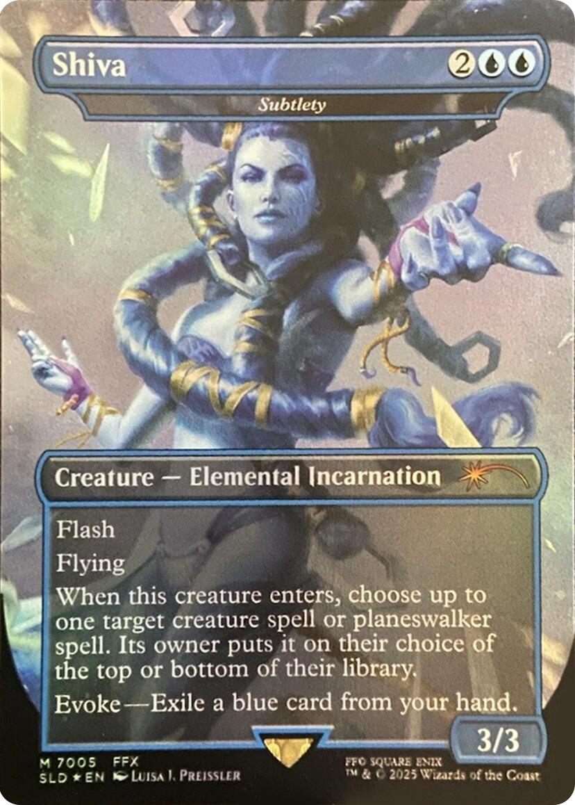 Shiva - Subtlety (Rainbow Foil) [Secret Lair Drop Series] | Good Games North