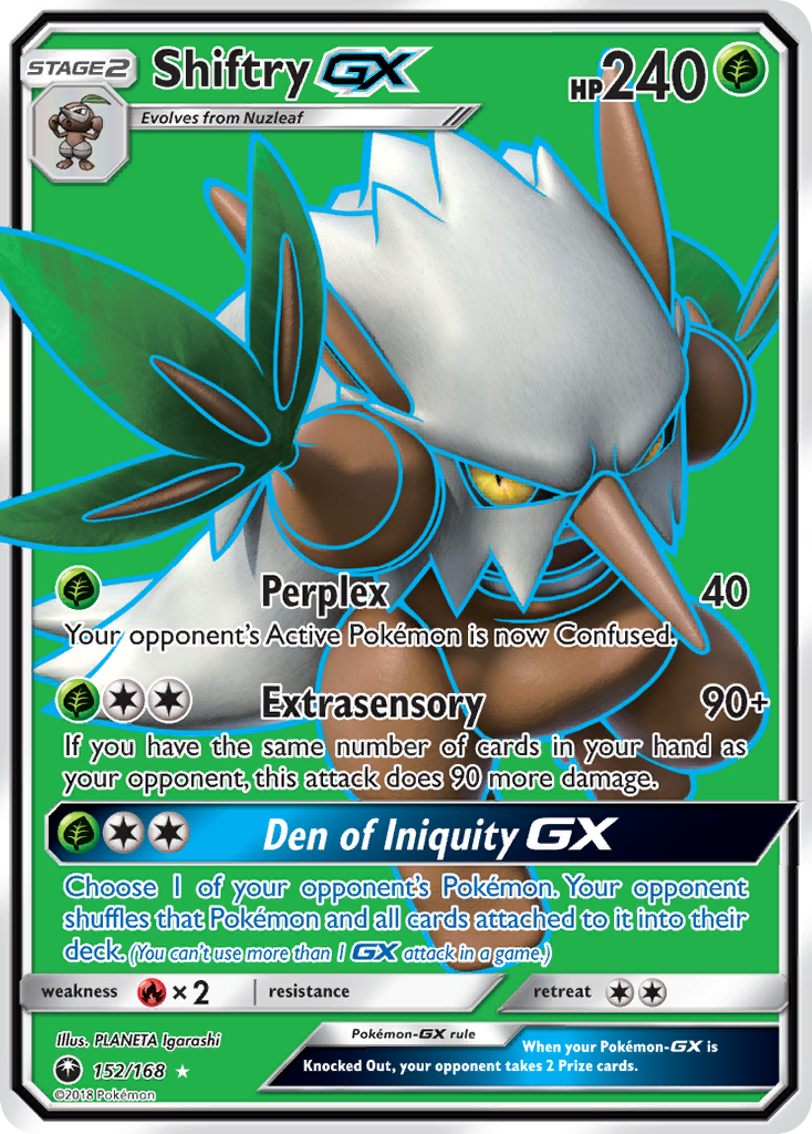 Shiftry GX (152/168) [Sun & Moon: Celestial Storm] | Good Games North