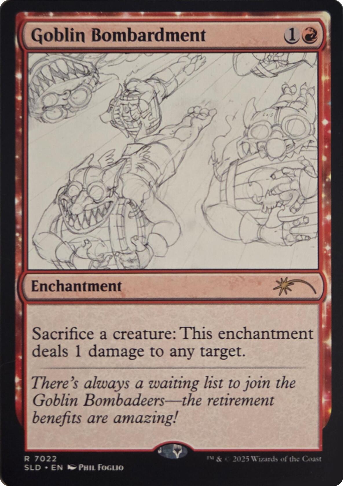 Goblin Bombardment (7022) [Secret Lair Drop Series] | Good Games North