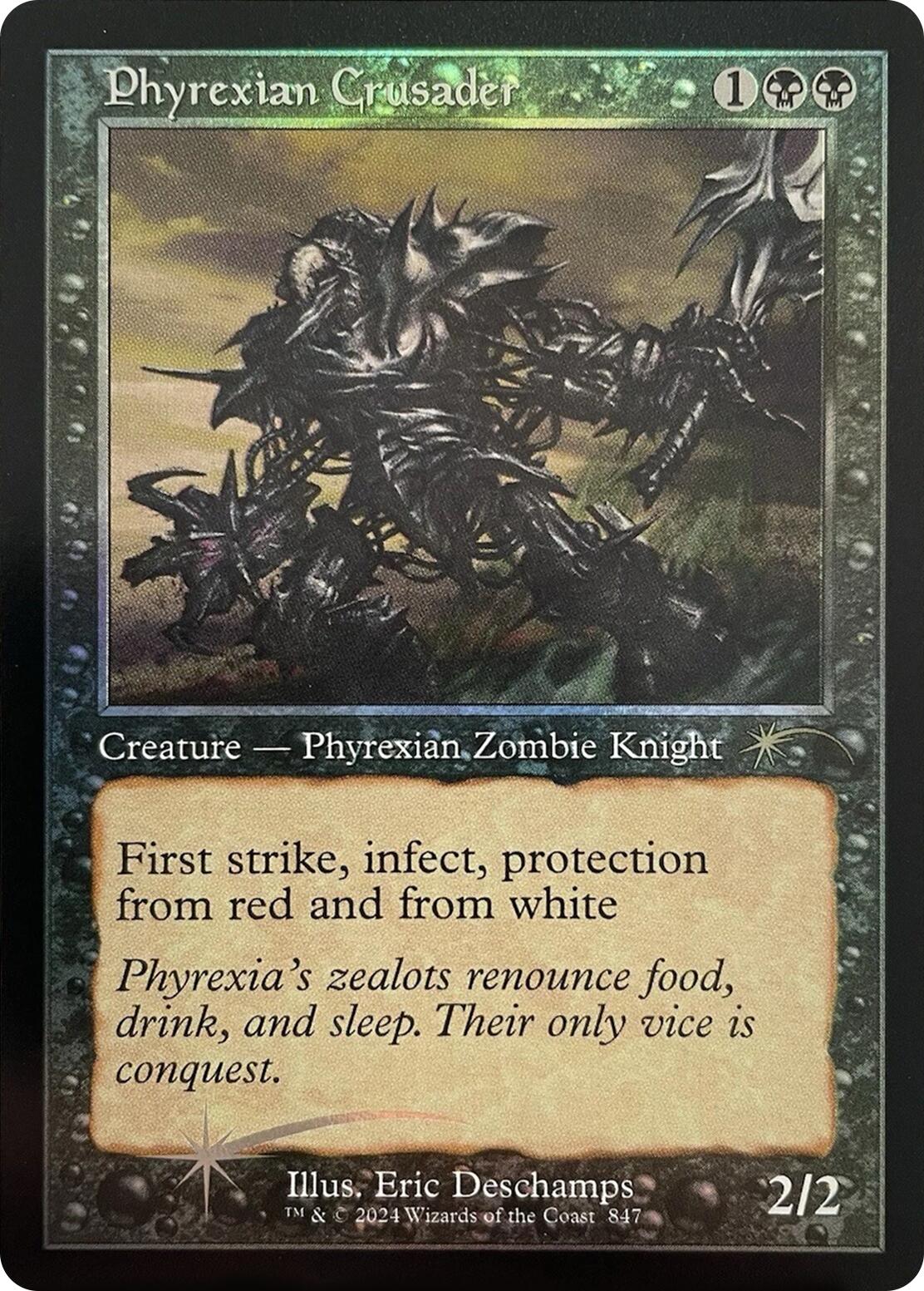 Phyrexian Crusader (Retro Frame) [Secret Lair Drop Series] | Good Games North