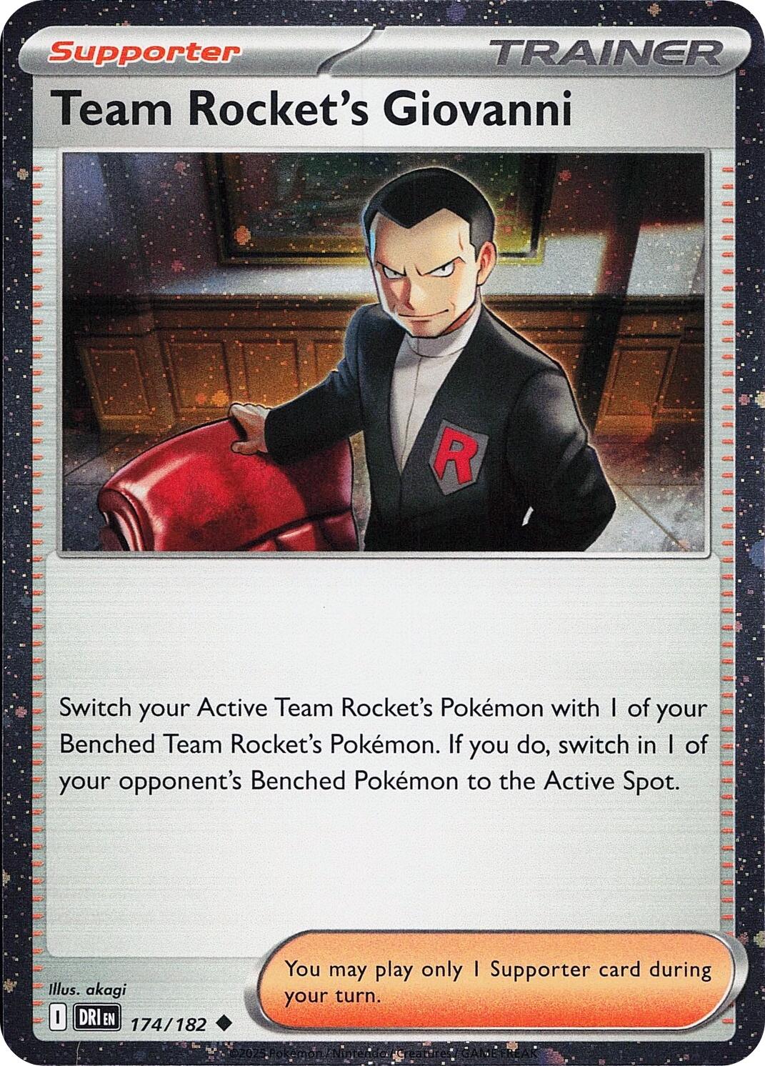 Team Rocket's Giovanni (174/182) (Cosmos Holo) [Miscellaneous Cards] | Good Games North