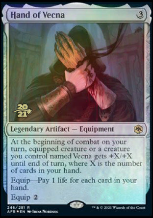Hand of Vecna [Dungeons & Dragons: Adventures in the Forgotten Realms Prerelease Promos] | Good Games North