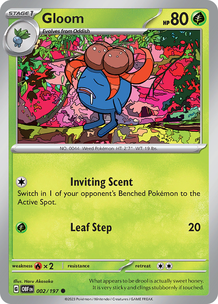 Gloom (002/197) [Scarlet & Violet: Obsidian Flames] | Good Games North