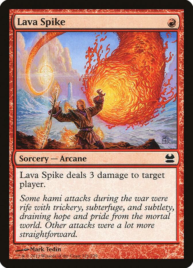 Lava Spike 121/229 (Modern Masters)  - Foil | Good Games North