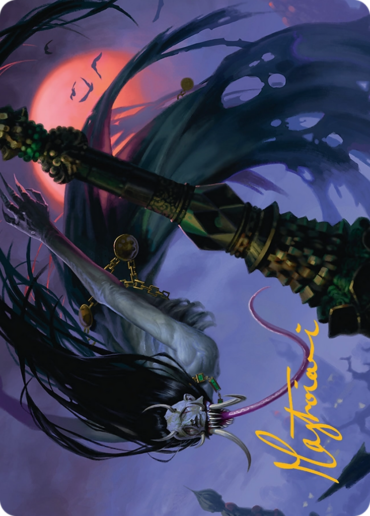 Qarsi Revenant Art Card (12/54) [Tarkir: Dragonstorm Art Series] | Good Games North