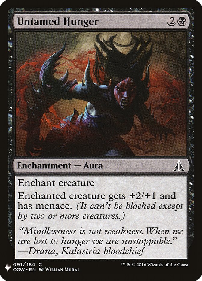 Untamed Hunger [Mystery Booster] | Good Games North
