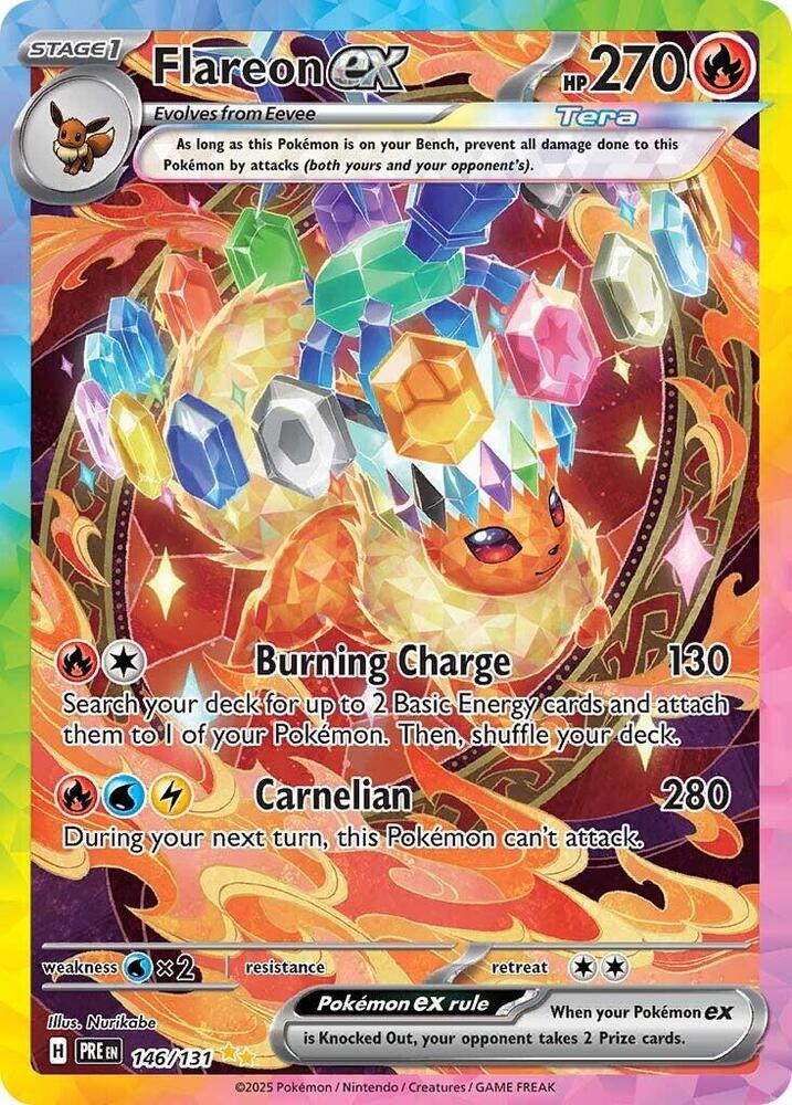 Flareon ex (146/131) [Scarlet & Violet: Prismatic Evolutions] | Good Games North